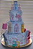 "GOT MILK?" 3 Tier Pink Diaper Cake